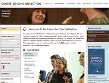 Tablet Screenshot of civicreflection.org